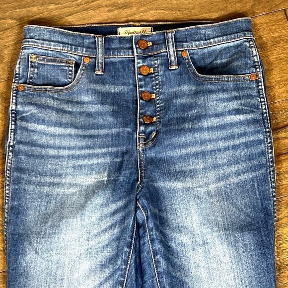 MADEWELL 10" High-Rise Skinny Crop Sz 29 EUC - Picture 3 of 9